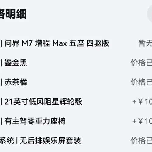 Used HUAWEI AITO M7 2026 extended range Max four-wheel drive version 5 seats