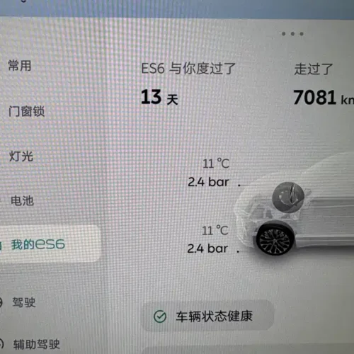Used NIO ES6 2025 model 75kWh