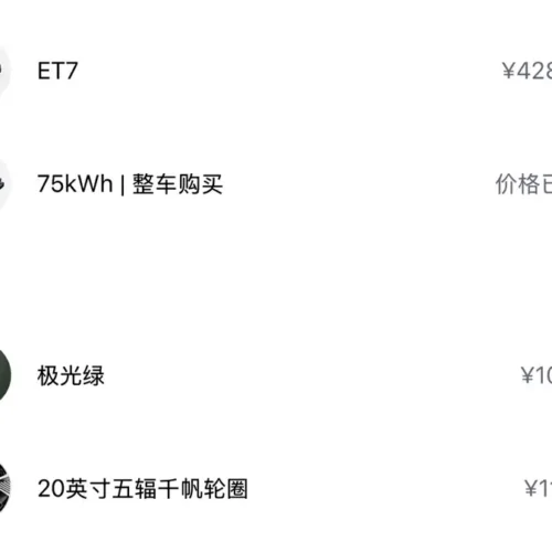 Used NIO ET7 2022 model 75kWh
