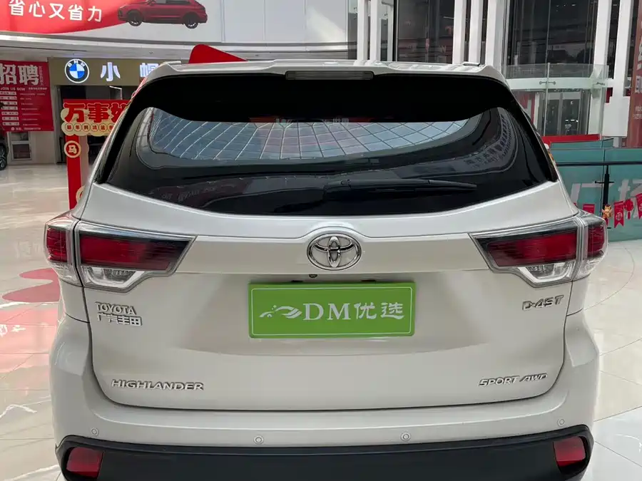 Used Toyota Highlander 2017 2.0T four-wheel drive luxury version 7 seats