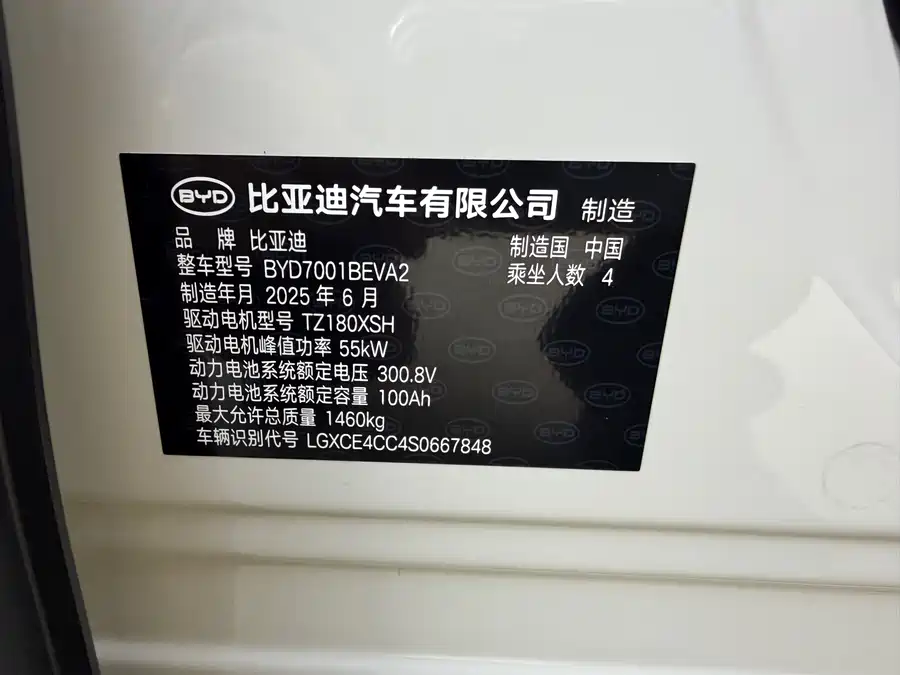 Used BYD Seagull 2025 smart driving version 305km free version