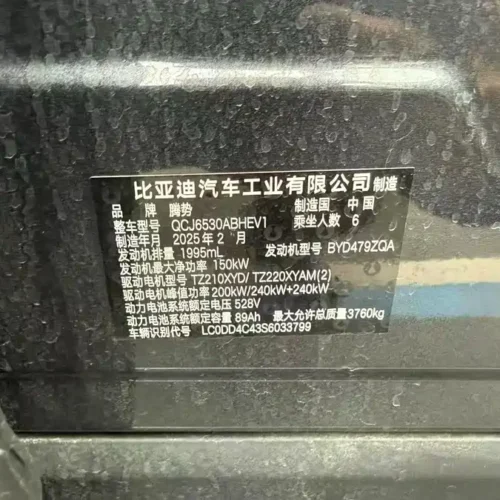 Used Denza N9 2025 flagship model