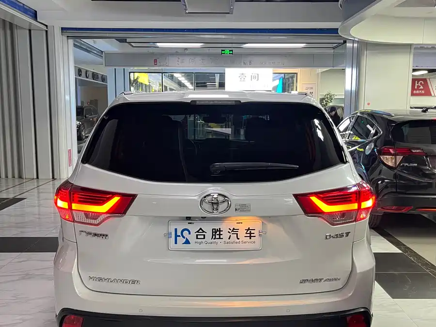 Used Toyota Highlander 2018 2.0T four-wheel drive luxury version