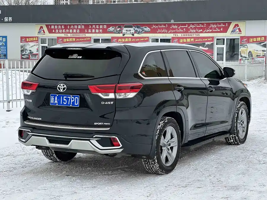 Used Toyota Highlander 2018 2.0T four-wheel drive premium version